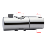 Shower Head Holder for 22mm Pole - Fits some Mira & Triton Slide Rail Chrome - Image 2
