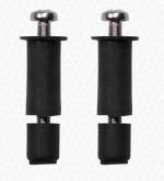 Expandable Superfix Top Fix Toilet Seat Fittings 2 Piece with Brass Inserts PAIR