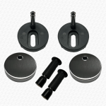 NEW Blind Top Fix Toilet Seat Fittings Quick Release Hinges 6mm Pins