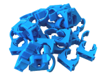 20 Pack of 20mm Pipe Clips for Blue MDPE Water Main Pipe Bracket - Image 2