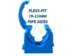 20 Pack of 20mm Pipe Clips for Blue MDPE Water Main Pipe Bracket - Image 4