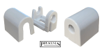 Top Fixing White Toilet Seat Hinge Kit — Replacement Fittings for Celmac Seats - Image 2