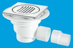 Wet Room Gully Shower Drain McALPINE TSG1-T150SS for Tiled Floor Trapped - Image 2