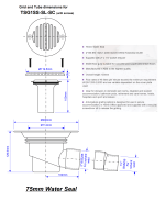 Wet Room Gully Shower Drain McALPINE TSG1SS-SL-SC for Sheet Flooring Trapped - Image 3