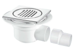 McALPINE TSG50-T150SS Wet Room Shower Gully Drain for Tiled Floor - Trapped