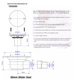 Wet Room Gully Shower Drain McALPINE TSG50SS for Sheet Flooring Trapped - Image 3