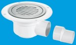 McALPINE TSG50SS-SL-NSC Wet Room Shower Gully Drain for Sheet Flooring - Trapped