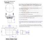 McALPINE TSG50WH Wet Room Shower Gully Drain for Sheet Flooring - Trapped - Image 3