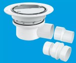 McALPINE TSG52SS Wet Room Shower Gully Drain for Sheet Flooring 2 Piece Trapped - Image 3