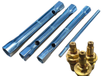 Plumber Tap Cartridge Box Spanner Tool Set - Ceramic Disc & Washer Type Removal
