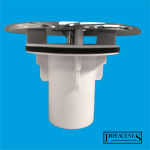 McAlpine ST90CPTOP+TUBE Replacement Shower Trap Cover — 113mm Chrome