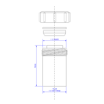 McAlpine T12M Multifit Reducer Adaptor — 40mm Plain End to 32mm Waste - Image 2