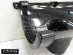 112mm Half Round Gutter Running Outlet Black T Joint to 68mm Round Down Pipe - Image 4