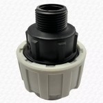 32mm Blue MDPE Threaded Adaptor Joiner to 3/4" BSP Male Thread to Iron etc... - Image 6