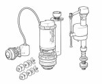 Fluidmaster Toilet Cistern Repair Kit Dual Flush Valve & Inlet Ball Valve with Bolts - Image 3