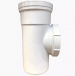 White 110mm Soil Vent Pipe Inspection Eye Access Section Single Socket - Image 5