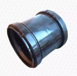 110mm Black Soil Pipe Coupling Joiner | 4" Non-Slip Connector - Image 4