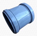 110mm Grey Soil Pipe Coupling Joiner | 4" Non-Slip Connector - Image 2