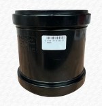 Black 110mm Soil / Vent Pipe SLIP Coupler - Image 3