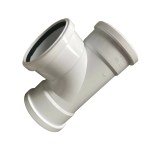 Soil / Vent / Drainage Pipe 110mm Tee Branch - White Triple Female Socket - Image 4