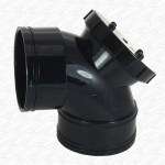 SOLVENT WELD 110mm Soil Pipe Inspection Eye Access Bend Elbow Double Socket - Image 5