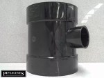 Waste to Soil Adapter Boss Pipe 110mm to 32mm / 36mm Black - Image 4