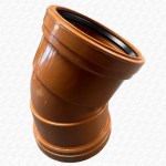 110mm Underground Drainage Bend 30 Degrees Double Socket Slight Bend - Image 4