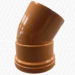 110mm Underground Drainage Pipe Fitting 30 Degree Bend SINGLE Socket - Image 4