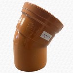 110mm Drainage Pipe Fitting 30 Degree Bend Single Socket