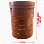 180mm Diameter Extension Riser for Underground Drainage Bottle Gully - Image 2