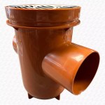 110mm BACK INLET Bottle Trap Gully for Drainage - Soil - Image 4