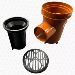 110mm BACK INLET Bottle Trap Gully for Drainage - Soil - Image 2
