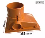 110mm Rectangle Waste Pipe Hopper Head with Grid - Underground Drainage - Image 7