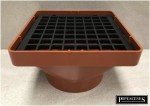 Square Top Drainage Gully Hopper and Grid for 110mm Pipe - Image 7