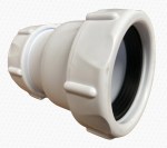 50 52 55mm To 40 42 43mm Waste Pipe Joiner Coupling Compression Multifit - Image 5