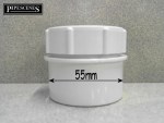WHITE 55mm 2" Waste Access Cap / Rodding Eye - Image 4