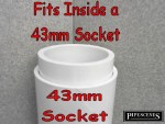 WHITE 43mm - 36mm Solvent Weld Reducer 1.5" To 1.25" - Image 3