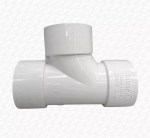 WHITE 1.25" 32mm 36mm Pipe Solvent Weld Equal Tee Junction Swept - Image 4