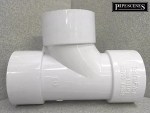 WHITE 1.25" 32mm 36mm Pipe Solvent Weld Equal Tee Junction Swept - Image 2