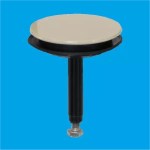 45mm Ivory Colour Kitchen Sink For Pop Up Waste McAlpine CARD-15 - Image 2