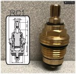 RC1 Standard Tap Valve Gland Body Insert | 1/2" Standard 20 Spline Washer Valve - Image 2