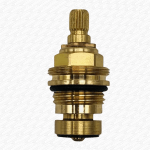 RC2 Rubber Washer Tap Cartridge Valve | 20 Spline x 7.7mm Brass Replacement Gland