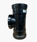 Black Soil Pipe Access Rodding Point Inspection Eye 110mm DOUBLE SOCKET FEMALE - Image 3