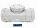 110mm Light Grey Soil Access Pipe | Rodding Point Inspection Eye Double Socket - Image 4