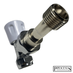 Telescopic Radiator Valve Extension Piece Adjustable Lockshield Fitting - Image 3