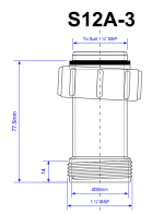 McAlpine S12A-3 Trap & Waste Thread 1 1/4" Bathroom Basin Size - 3" Extension - Image 2