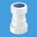 McAlpine S28L-ISO Waste Pipe Adapter - 1 1/4" UK to 32mm European Compression