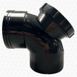 SOLVENT WELD 110mm Soil Vent Pipe Inspection Eye Bend Elbow Access Single Socket - Image 2