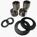 Matt Black Douche Bidet Muslim Shower Spray Brass Thermostatic Kit - Image 7