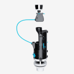 Universal Dual Flush Toilet Valve | Syphon Flush Mechanism & Multi Size Push Button